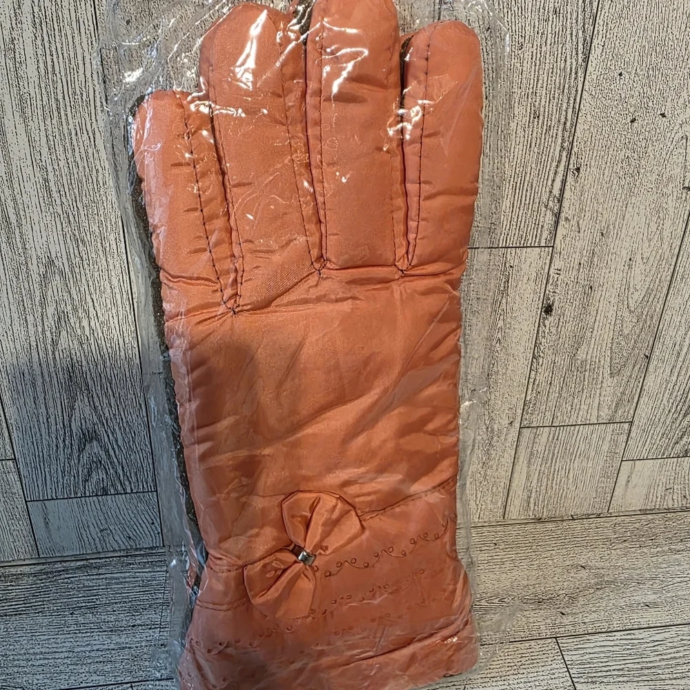 Orange Gloves
